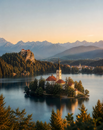 Slovenya'daki Bled adası